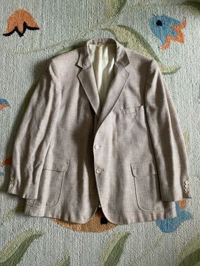 VTG - Richard Thomas - Summer Tweed Sport Coat - Made in USA